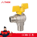 DN15 brass nickle plating sand polishing gas valve